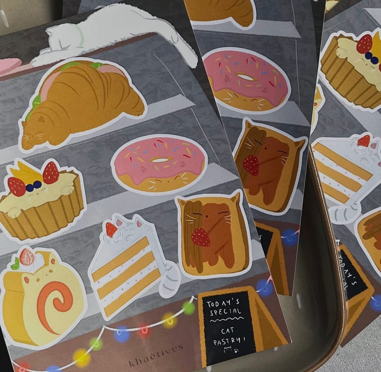 'Cat Khaéfe' Sticker Sheet