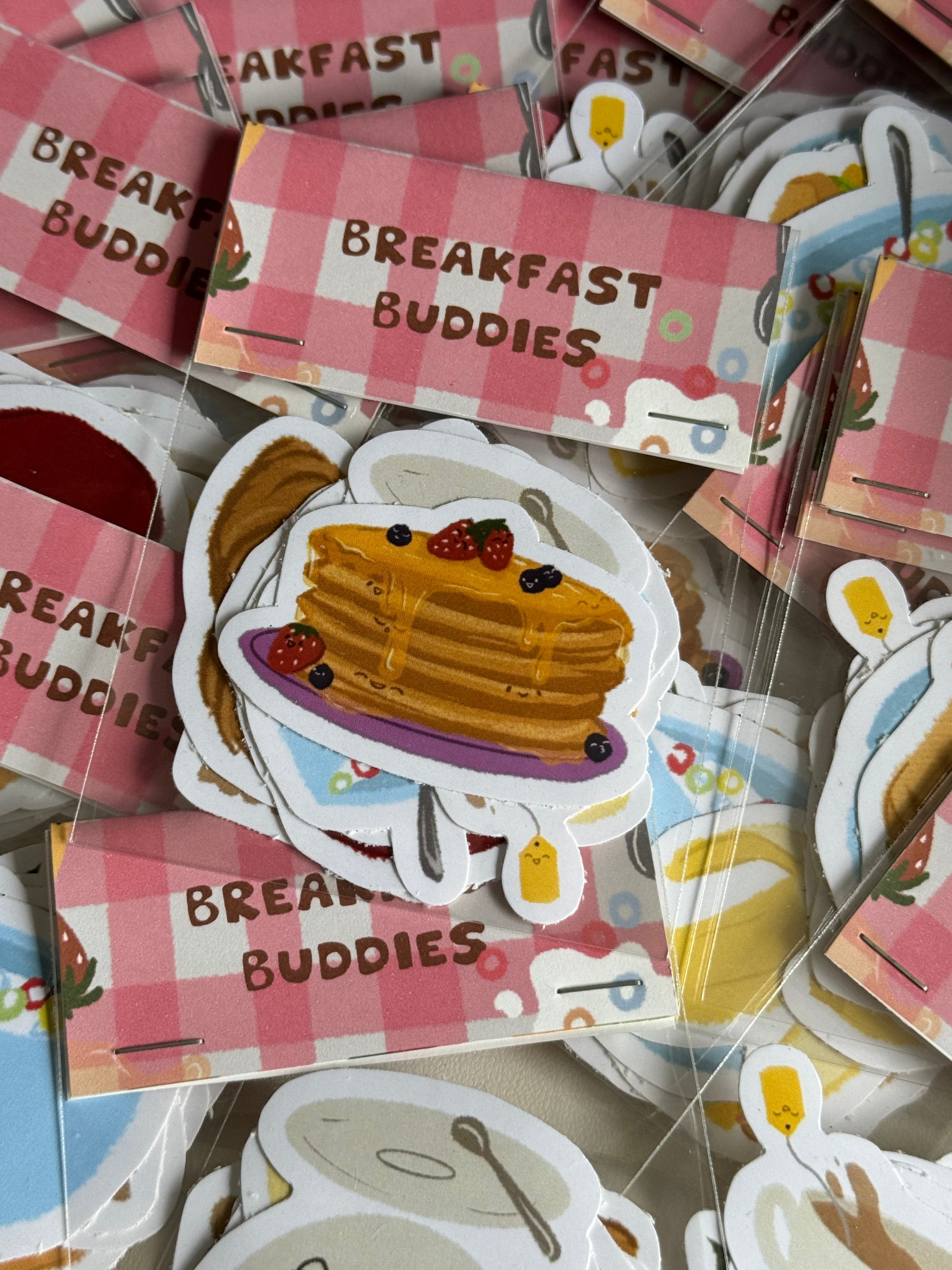'Breakfast Buddies' Stickers